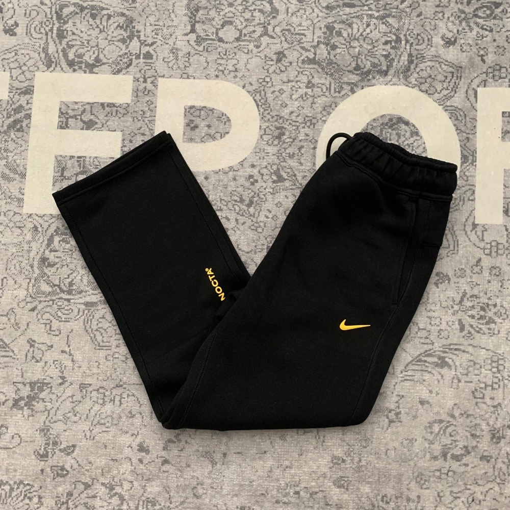 Nike NOCTA Tech Fleece Open Hem Pants Mens Size Small Black FD8461-010 NWT